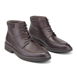 Men's Macklin Moc Toe Lace-Up Leather Boots