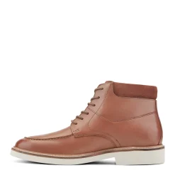 Men's Macklin Moc Toe Lace-Up Leather Boots