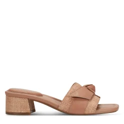 Women's Carsie Block Heel Square Toe Slip-on Sandals